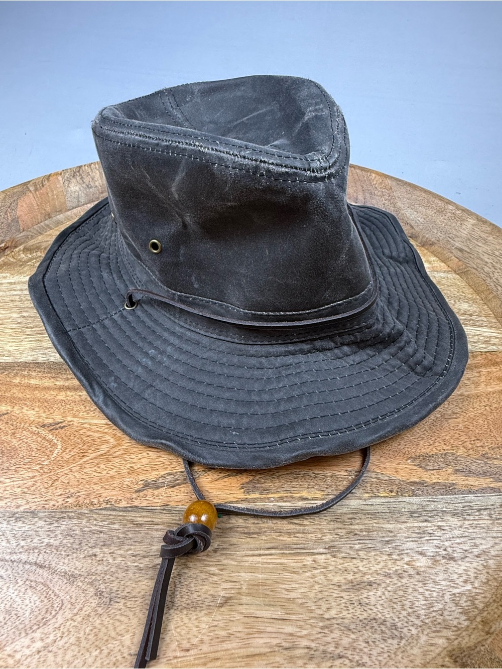 DPC Outback Safari Hat Black Large Western Ranch Style